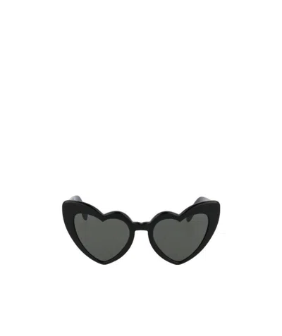 SAINT LAURENT SAINT LAURENT EYEWEAR HEART SHAPED SUNGLASSES