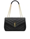Saint Laurent Large Chevron Quilted Bag With Chain Strap