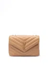 Saint Laurent `loulou` Large Bag In Brown