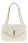 Saint Laurent Loulou Large Shoulder Bag In Sand