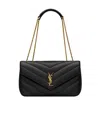 Saint Laurent Loulou Medium In Matelassé Lambskin
