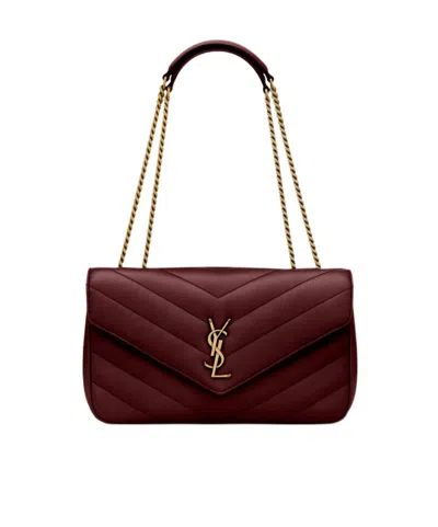 Saint Laurent Loulou Medium In Matelassé Lambskin