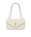Saint Laurent Loulou Medium In Matelassé Lambskin