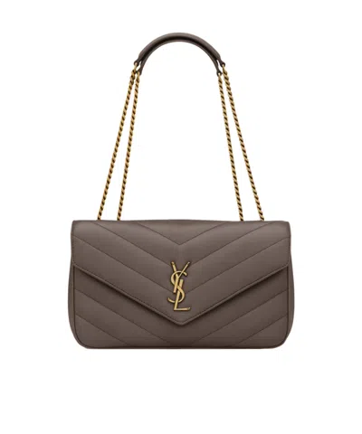 Saint Laurent Loulou Medium In Matelassé Lambskin