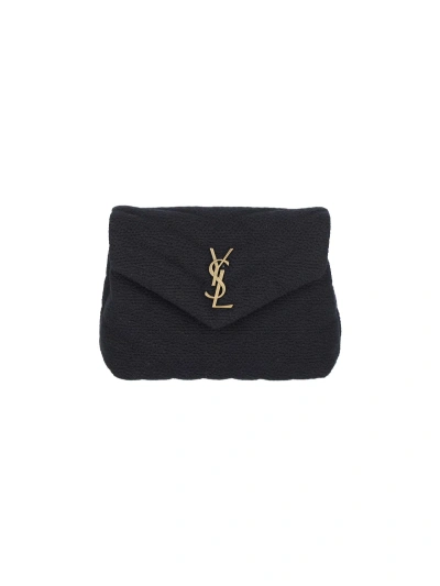 Saint Laurent "loulou" Mini Bag In Black  