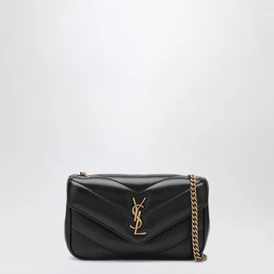 Saint Laurent Loulou Mini Black Leather Bag Women