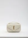 Saint Laurent Loulou Mini Cream Soft Leather Bag