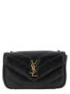 Saint Laurent Loulou Mini Crossbody Bag In Black