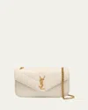 Saint Laurent Loulou Mini Ysl Chain Crossbody Bag In Quilted Leather
