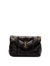 Saint Laurent `puffer` Medium Bag In Black  