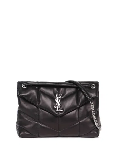Saint Laurent `puffer` Medium Bag In Black  