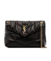 Saint Laurent Small Loulou Puffer Bag In Nappa Leather In Black