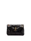 Saint Laurent `puffer` Small Bag In Black  