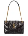 Saint Laurent Lou Puffer Medium Ysl Shoulder Bag In Quilted Leather