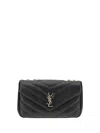 Saint Laurent Loulou Shoulder Bag In Black