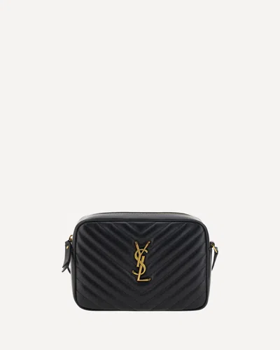 Saint Laurent Borsa A Tracolla Loulou In Black