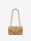 Saint Laurent Loulou Shoulder Bag In Brown