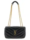 Saint Laurent Loulou Shoulder Bags Black In Black