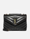 SAINT LAURENT LOULOU SMALL MONOGRAM QUILTED LEATHER BAG