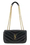 Saint Laurent Loulou Small Shoulder Bag In Black