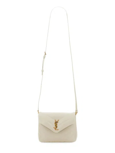 Saint Laurent Loulou Toy Bag In White