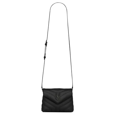 Pre-owned Saint Laurent Loulou Toy Bag 'nero' In Black
