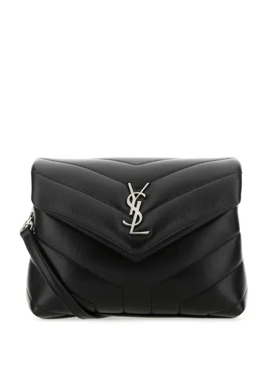 Saint Laurent Loulou Toy Crossbody Bag In Black