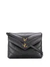 Saint Laurent Women Loulou Toy Leather Mini Bag In Black