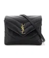 Saint Laurent Loulou Toy Shoulder Bag In Black