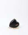 Saint Laurent Love Heart Chain Box Clutch