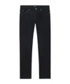 Saint Laurent Cotton Denim Jeans In Black