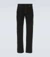 Saint Laurent Straight Jeans In Black