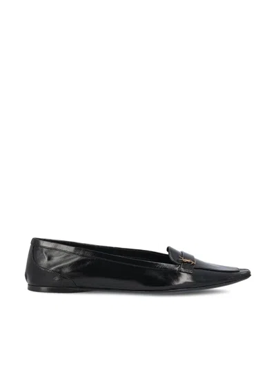 Saint Laurent Low Shoes In Black