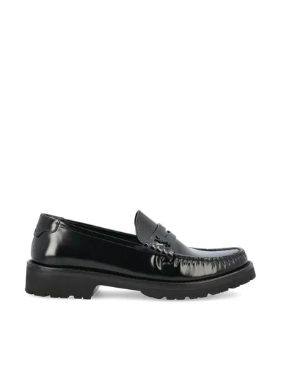 Saint Laurent Low Shoes In Black