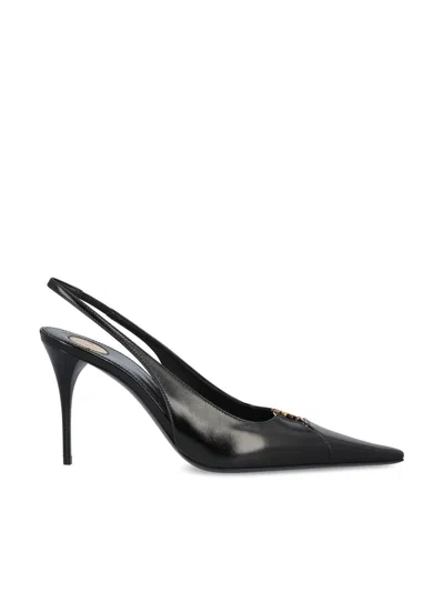 Saint Laurent Low Shoes In Black