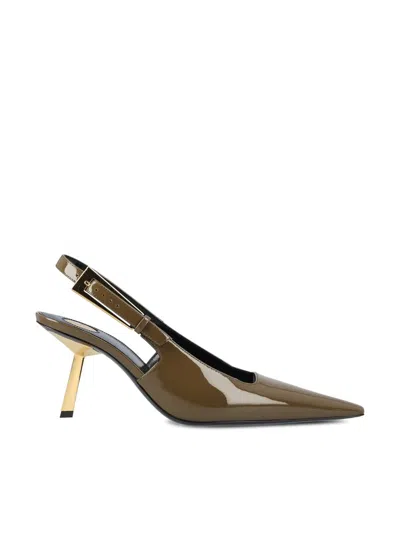 Saint Laurent Low Shoes In Green