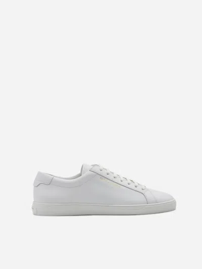 Saint Laurent Low Sneakers With Laces In White