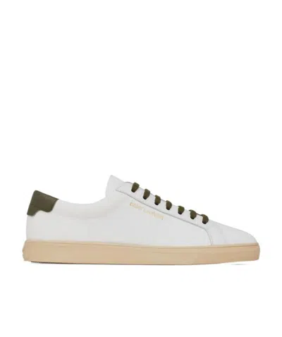 Saint Laurent Andy Low Top Sneaker In White
