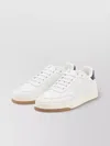 Saint Laurent Low-top Lace-up Sneakers In White