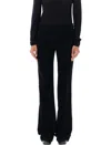 Saint Laurent Low Waist Bootcut In Black