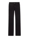 Saint Laurent Low Waist Jeans Nico In Black