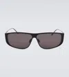 Saint Laurent Luna Rectangular Sunglasses In Black