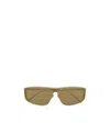 Saint Laurent Luna Square-frame Sunglasses In Brown