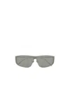 Saint Laurent Luna Square-frame Sunglasses In Gray