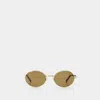 Saint Laurent Lunettes De Soleil Sl 692 -  - Métal - Doré In Gold