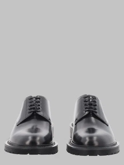 Saint Laurent Luxe Lace-up Footwear For Men In Black