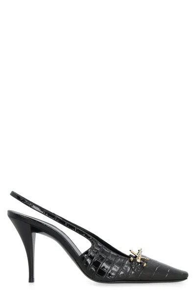 Saint Laurent Luxurious Black Leather Pumps For The Fashion-forward Women Of 2024