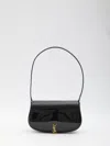 Saint Laurent Voltaire Mini Smooth Leather Shoulder Bag In Black