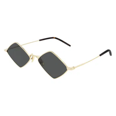 Saint Laurent Luxury Metal Sunglasses For Men In Gold
