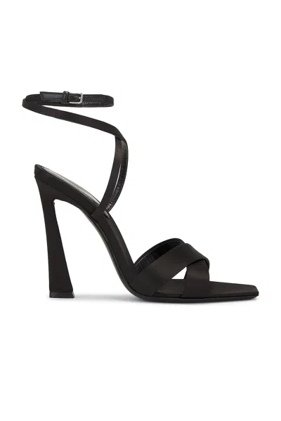 Saint Laurent Lydia Sandal In Nero